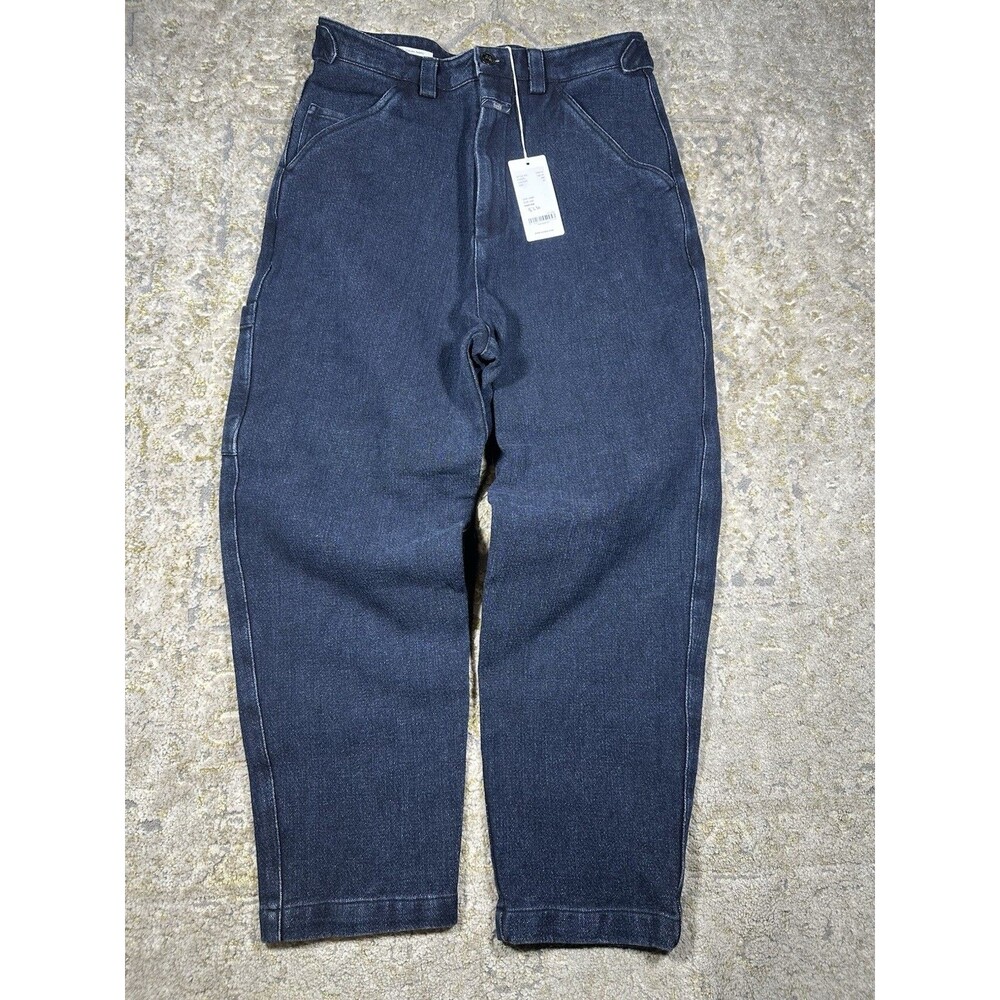 NWT Closed Dover Tapered Jeans High Rise Premium Italian Denim Blue Sz 31 C30214